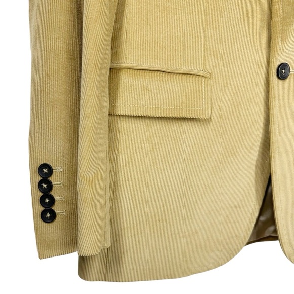 JOSEPH TURNER YORKSHIRE Classic British Clothing 38R Tan Corduroy Sports Jacket - Picture 3 of 6